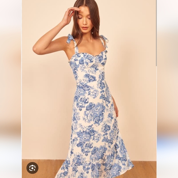 Reformation Dresses & Skirts - Reformation Nikita Pompadour midi dress